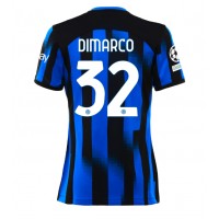 Maglie da calcio Inter Milan Federico Dimarco #32 Prima Maglia Femminile 2023-24 Manica Corta